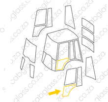 Load image into Gallery viewer, Cab sketch Bell TLB 315SG, door lower left, T165336
