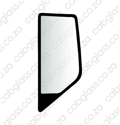 Rear quarter glass for Case excavator CX B-series, KHN14910