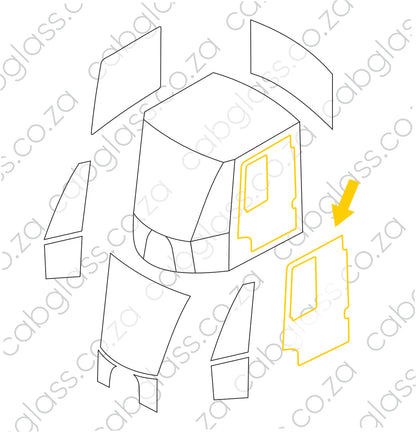 DOOR LH | JCB FEL 413S - 456 E HT / ZX WHEEL LOADER