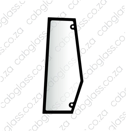 Bomag Roller glass rear of door left-hand