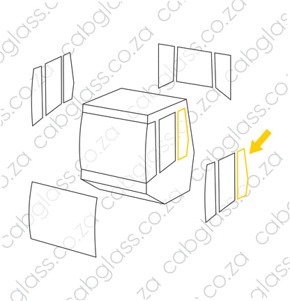 REAR OF DOOR LH |  BELL ROLLER BW117 - 226 D(H)-4