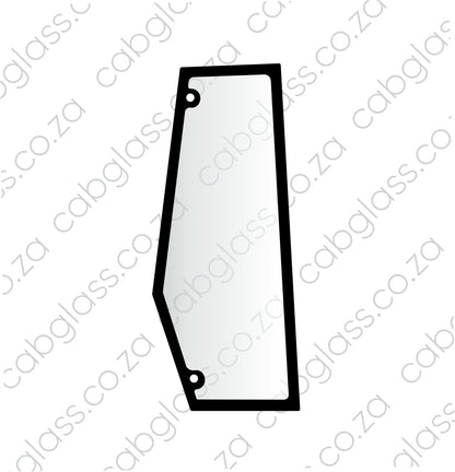 Bomag roller glass, rear of door right-hand, 58291093