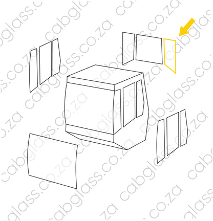 REAR CAB LH |  BOMAG ROLLER BW117 - 226 D(H)-4