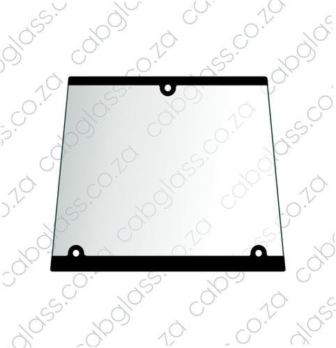 Bomag Roller, rear cab glass, 58291087