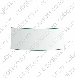 REAR CAB GLASS LOWER | DEERE TLB 315 L, SL