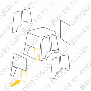 FRONT LOWER LH | MECALAC TLB 830 - 990