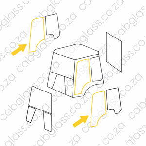 DOOR L=R | TEREX TLB BACKHOE TLB 840 - TLB 990