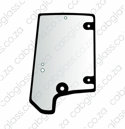 REAR OF DOOR RH (6 HOLE) | MECALAC TLB 830 - 990