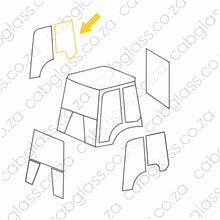 Load image into Gallery viewer, REAR OF DOOR RH (6 HOLES) | TEREX TLB BACKHOE TLB 840 - TLB 990
