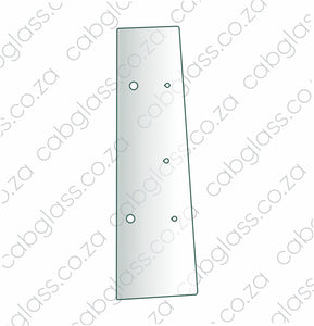 Rear of door left-hand for Bell TLB 315 SG SJ SK , 166060, T166060, A-T166060
