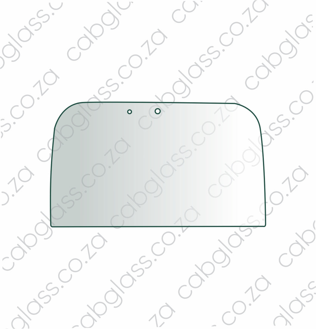 Rear cab glass upper for Bell TLB 315SE, 131533