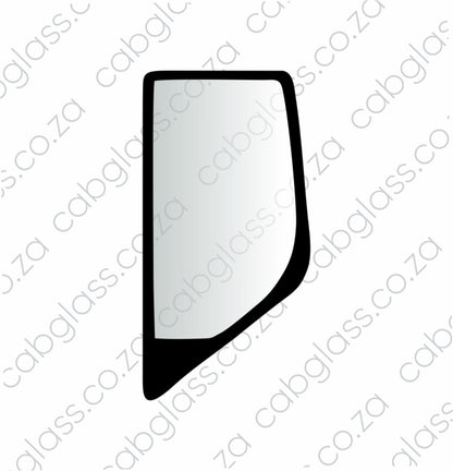 Rear quarter glass Case excavator CX D-series