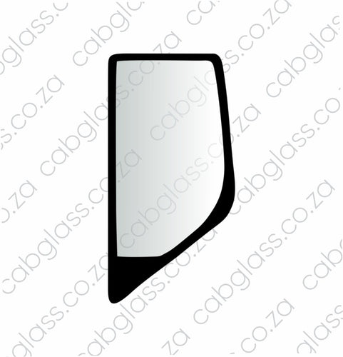 Rear quarter glass Case excavator CX D-series