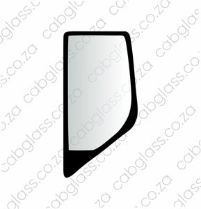Rear quarter glass Case excavator CX D-series