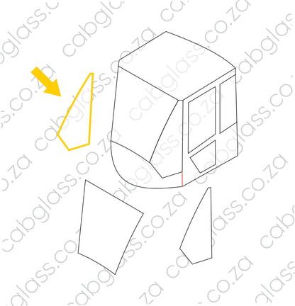 FRONT RH | HITACHI ZX220-5 - ZW550-5 (Laminated) 133314LM