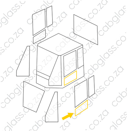 DOOR LOWER LH | CAT ROLLER CS, CP (B)