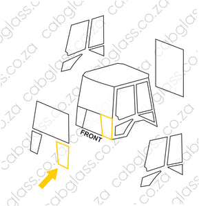 FRONT LOWER LH | CAT TLB F2-SER  (426F2) (416F2 - 444F2) BACKHOE