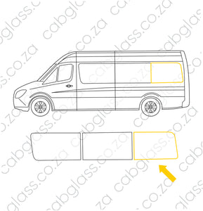 SLIDER LH REAR | MERCEDES BENZ SPRINTER BUS (2014-2019)