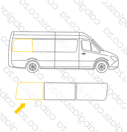 Sprinter Rear Slide SLIDER RH REAR | MERCEDES BENZ SPRINTER BUS (2014-2019) – Cabglass