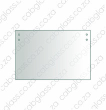 Load image into Gallery viewer, Rear cab glass lower for Caterpillar backhoe B series
