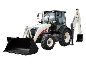 REAR CAB GLASS | TEREX TLB 760TX - 980TX BACKHOE