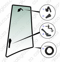 Load image into Gallery viewer, REAR OF DOOR LH (full assembly) | JCB TLB 3CX (P 21) BACKHOE
