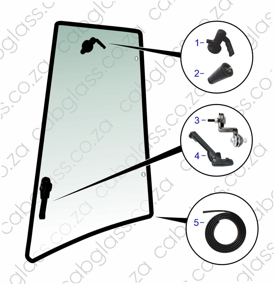 REAR OF DOOR LH (full assembly) | JCB TLB 3CX (P 21) BACKHOE