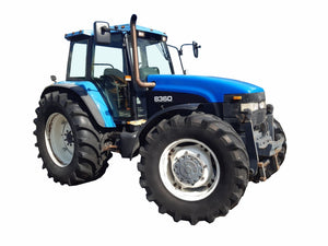REAR CAB GLASS | NEW HOLLAND TRACTOR 8160-8560