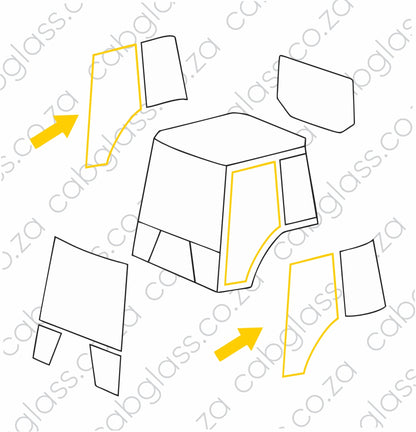 RUBBER DOOR L=R | CASE FARMALL JX SERIES