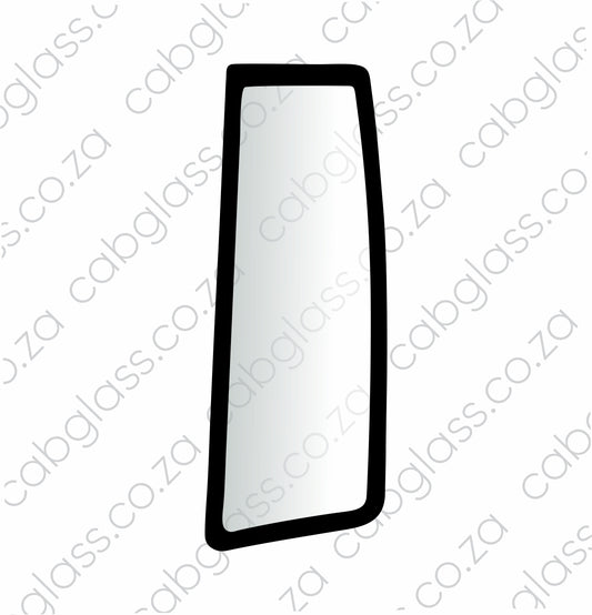 Rear quarter glass for CAT excavator C series