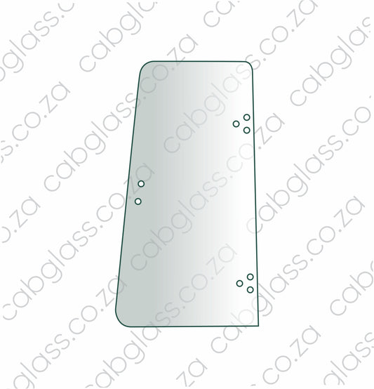 Door opener glass, Case TLB 580,590 K,LE,SLE,LXT,  100487, WEG0151