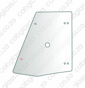 Door upper left and right, Case TLB 570T - 570STS, 105413, 47724252, 48158085, NKJ0570TJEEM00527, 47724259